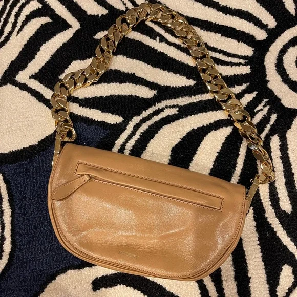 Burberry small Olympia leather shoulder bag with chain shoulder strap - Picture 2 of 10